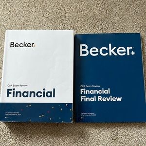 Becker CPA Exam FAR Review & Final Review Books